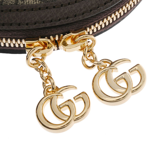 Gucci Ophidia Shoulder Bag Beige Ebony GG Supreme Canvas - Picture 8 of 9